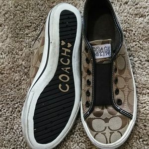 Coach slip ons